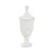 Ceramic Fluted Urn-Shaped Living Room Decorative Jar with Lid
